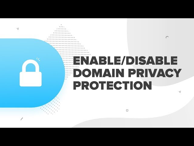 enable the privacy protection