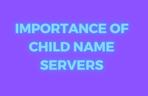 importance of child name servers