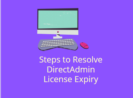 steps to directadmin license expiry