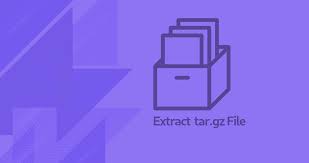 extract the file in linux